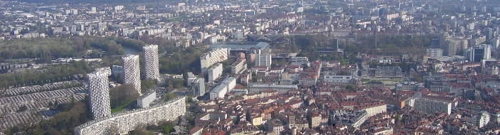 Vue de Grenoble depuis la Bastille